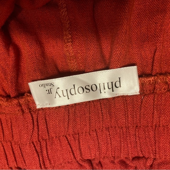 Philosophy Jr Women’s Small Coral Casual Pants - Picture 3 of 7